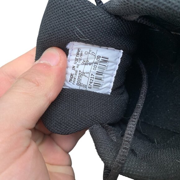 VINTAGE 2000 Nike Cross Trainer Shoes Size 9 Black - Picture 9 of 10